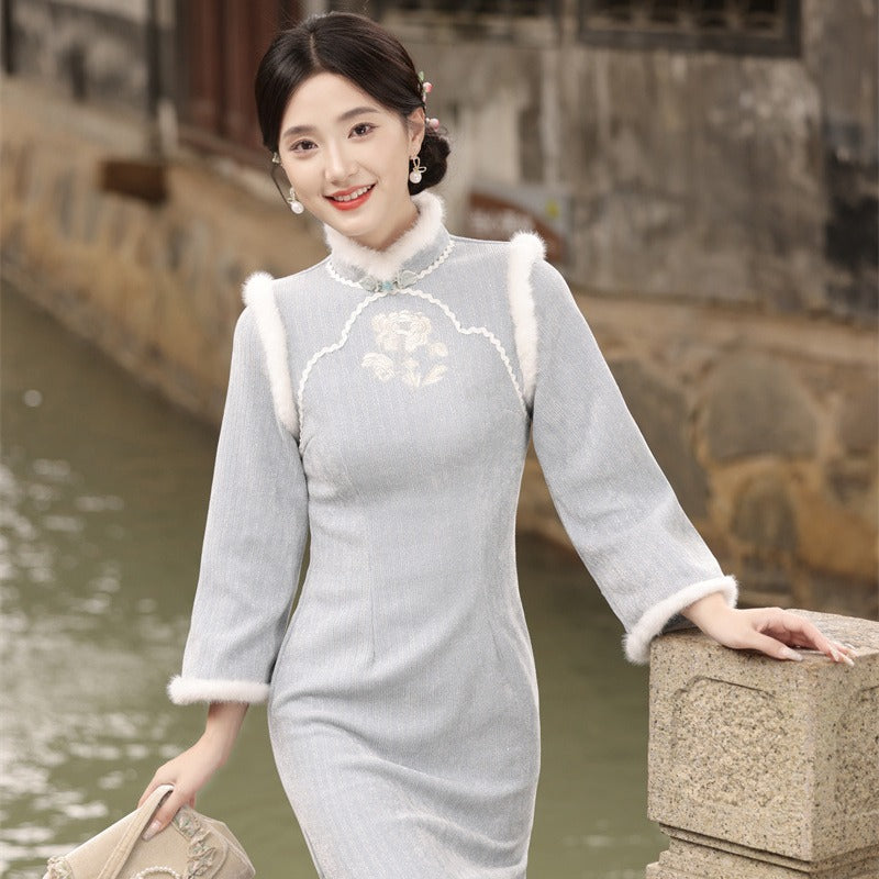 Winter Chinese Traditional Qipao