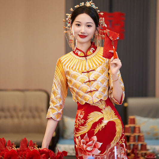 chinese xiuhe wedding dress